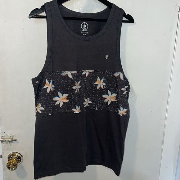 VOLCOM Asphalt Black Summerside Tank - S - Picture 2 of 10